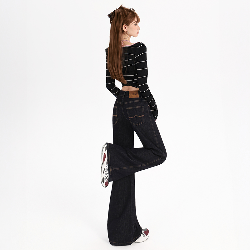 Micro speaker Casual flare pants straight long pants