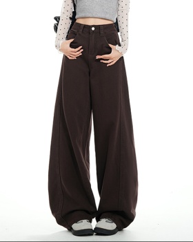 All-match jeans stereoscopic pants for women