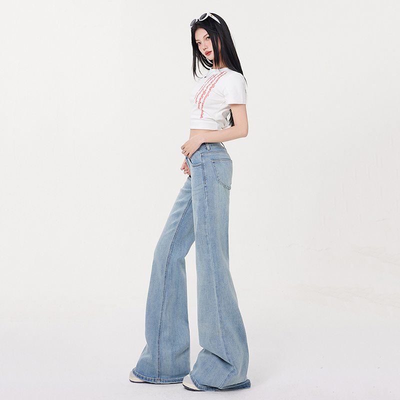 Drape spicegirl pants spring and summer flare pants