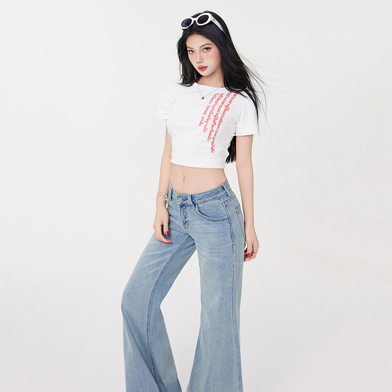 Drape spicegirl pants spring and summer flare pants