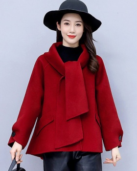 Fashion elegant simple winter cozy woolen coat