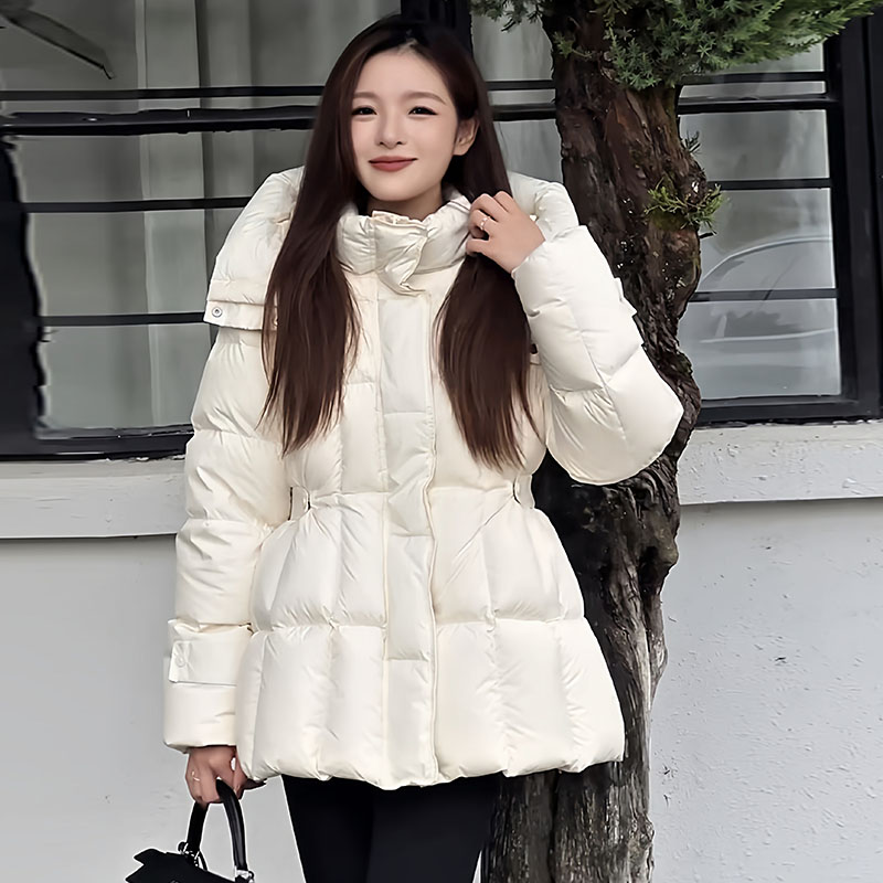 Thick fashion coat temperament down coat for women