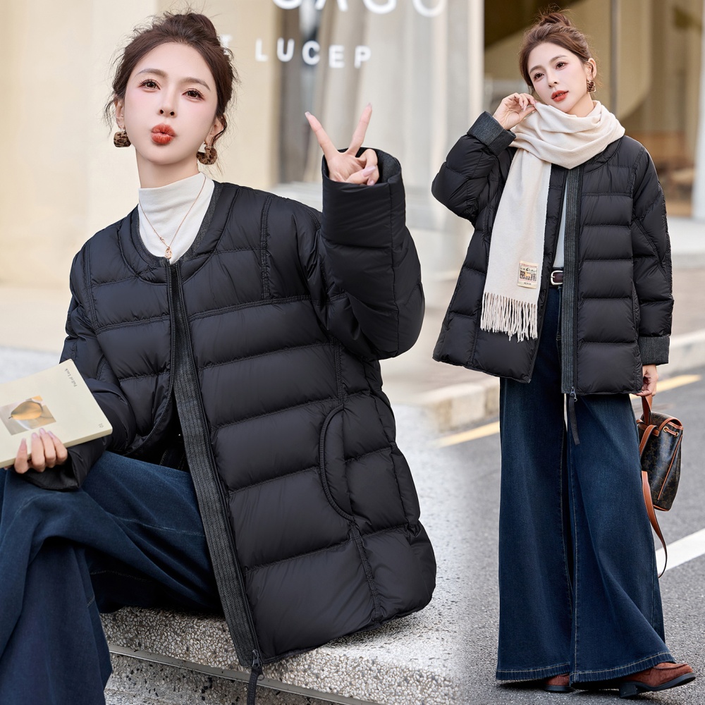 Thermal down coat duck down bread clothing for women