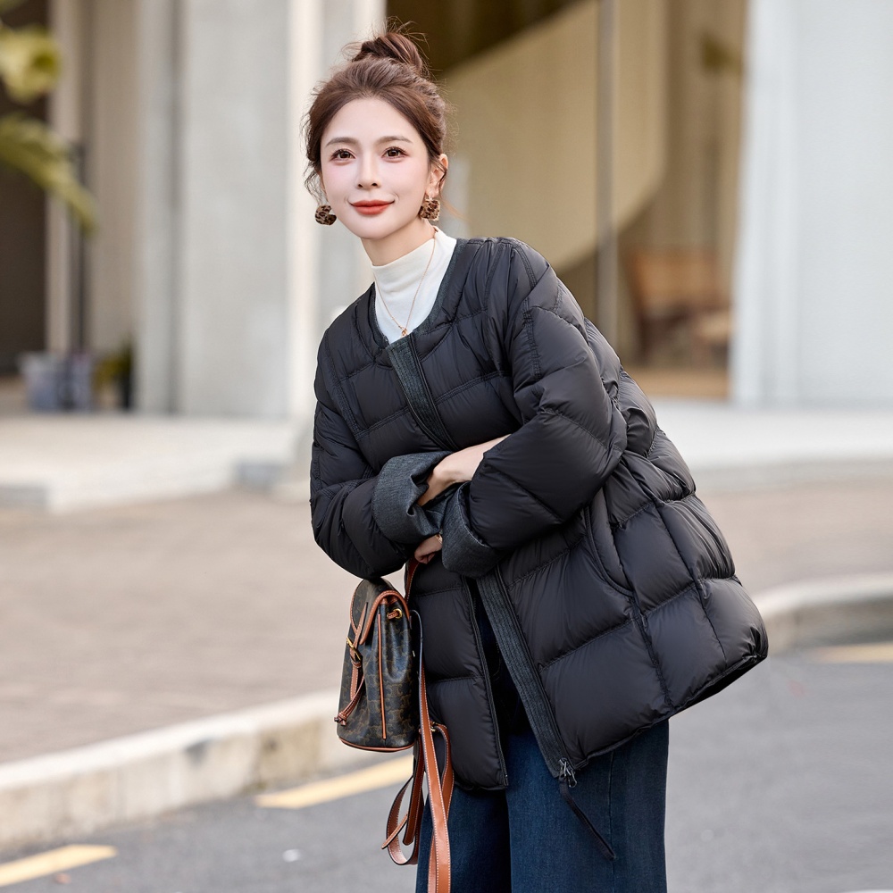 Thermal down coat duck down bread clothing for women