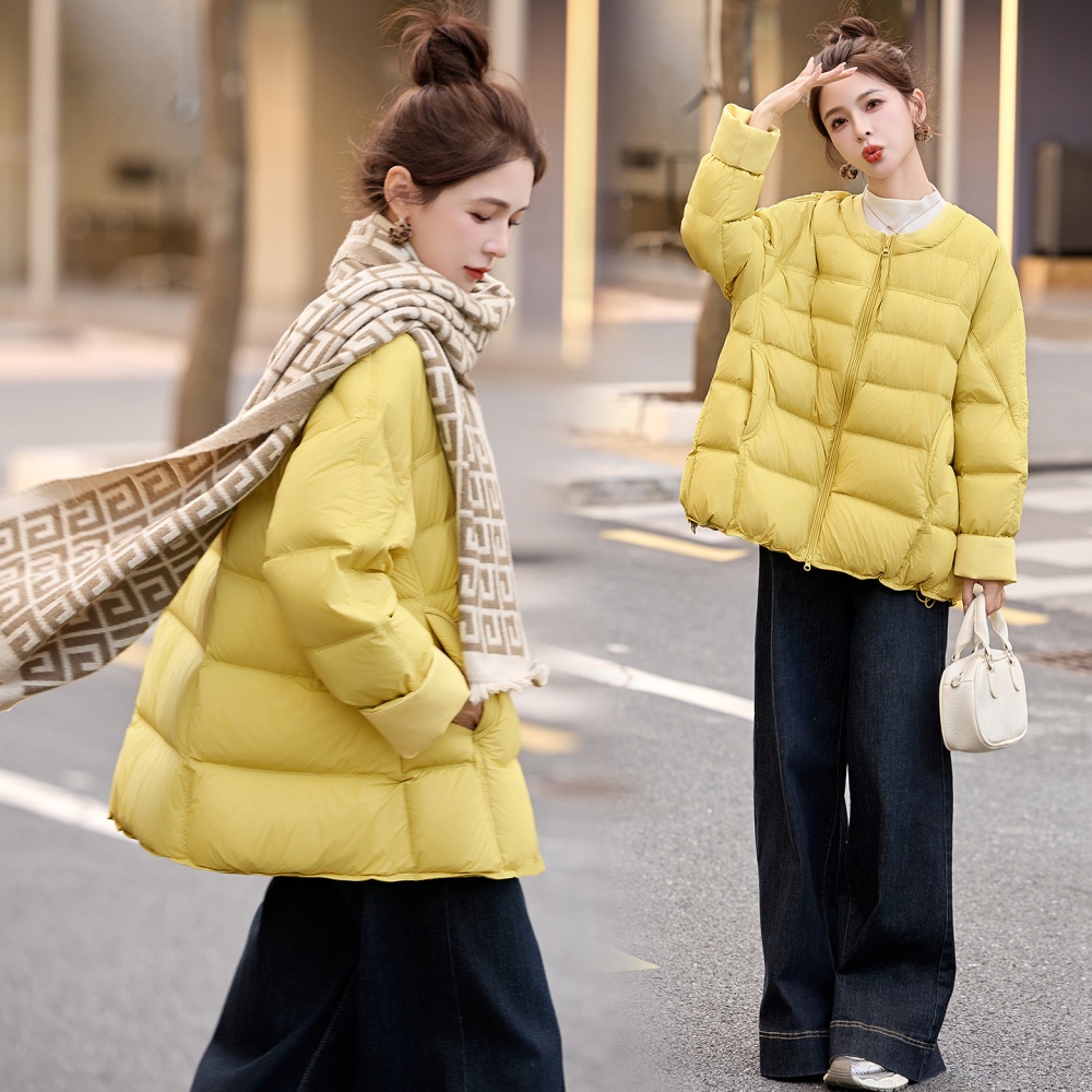 Thermal down coat duck down bread clothing for women