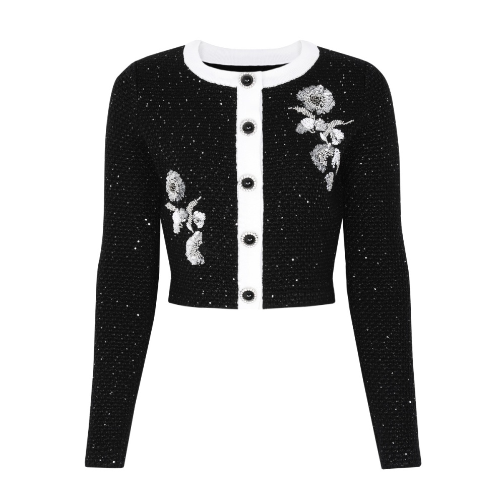 Knitted spring and autumn skirt fashion coat a set