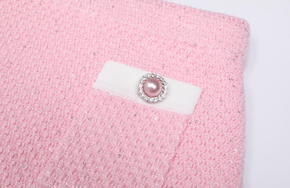 Knitted spring and autumn skirt fashion coat a set