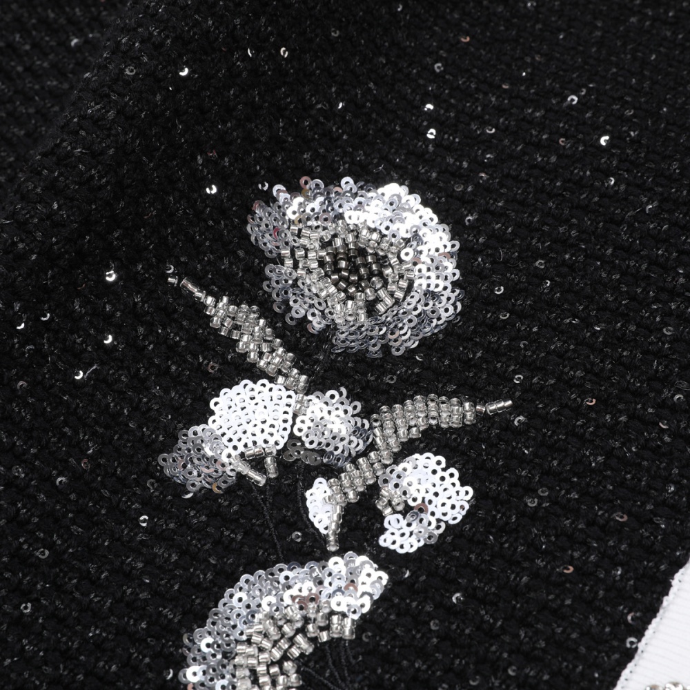 Knitted spring and autumn skirt fashion coat a set