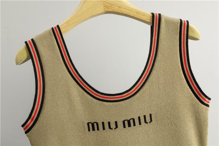 Temperament vest knitted cardigan 2pcs set for women