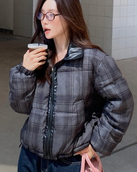 Cstand collar bread clothing coat for women