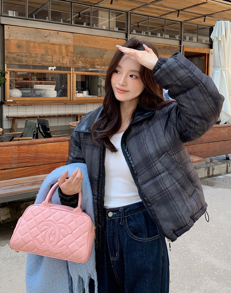 Cstand collar bread clothing coat for women