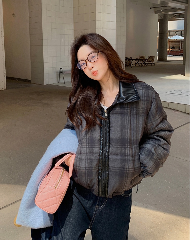 Cstand collar bread clothing coat for women