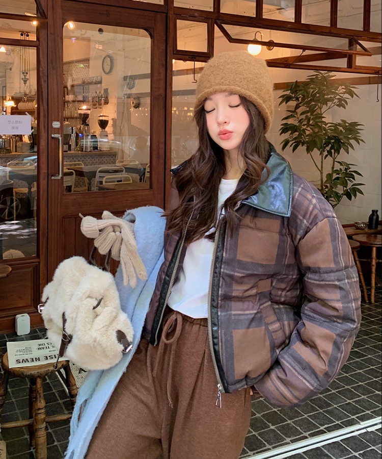 Cstand collar bread clothing coat for women