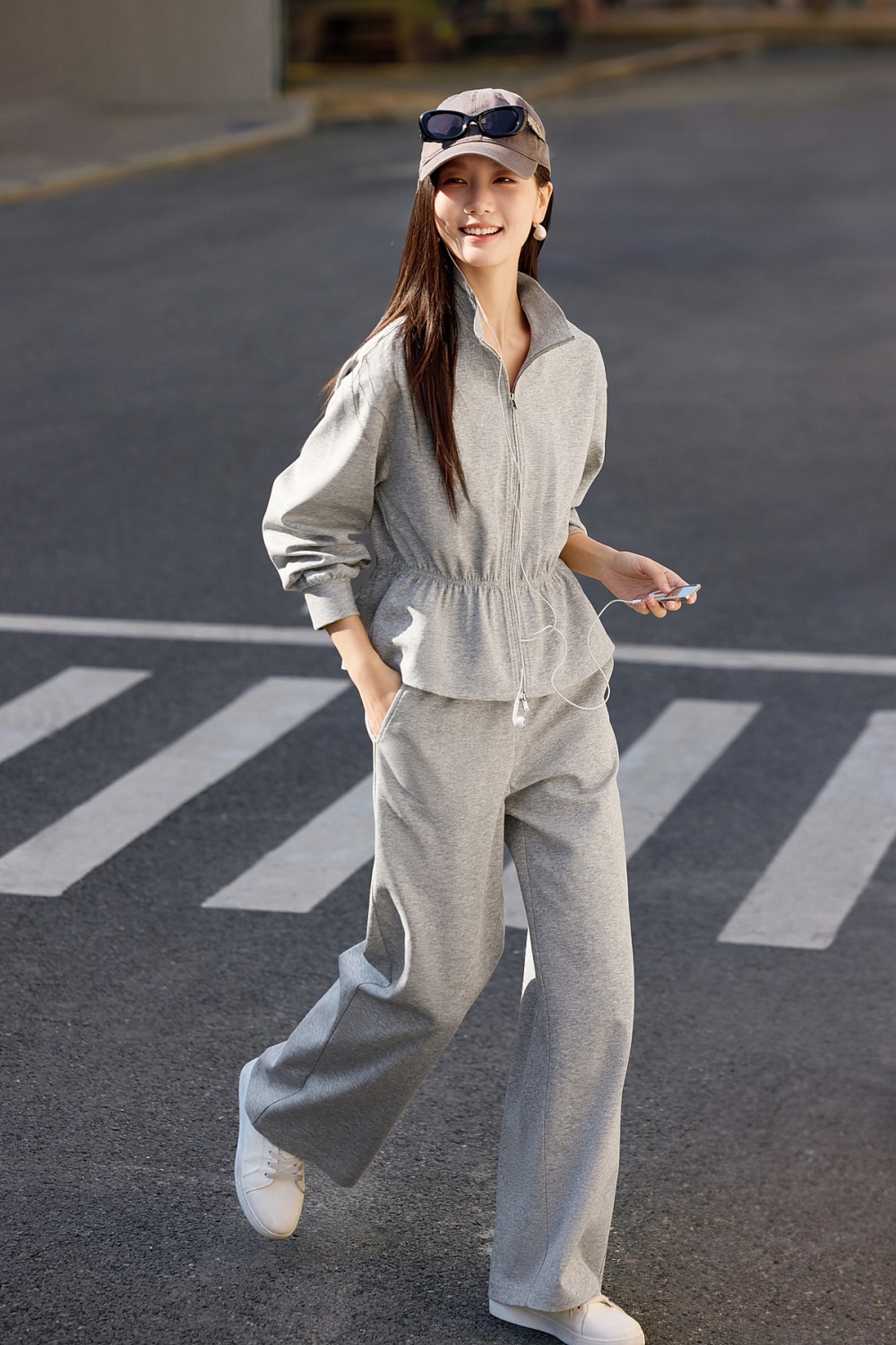 All-match show young spring hoodie a set for women