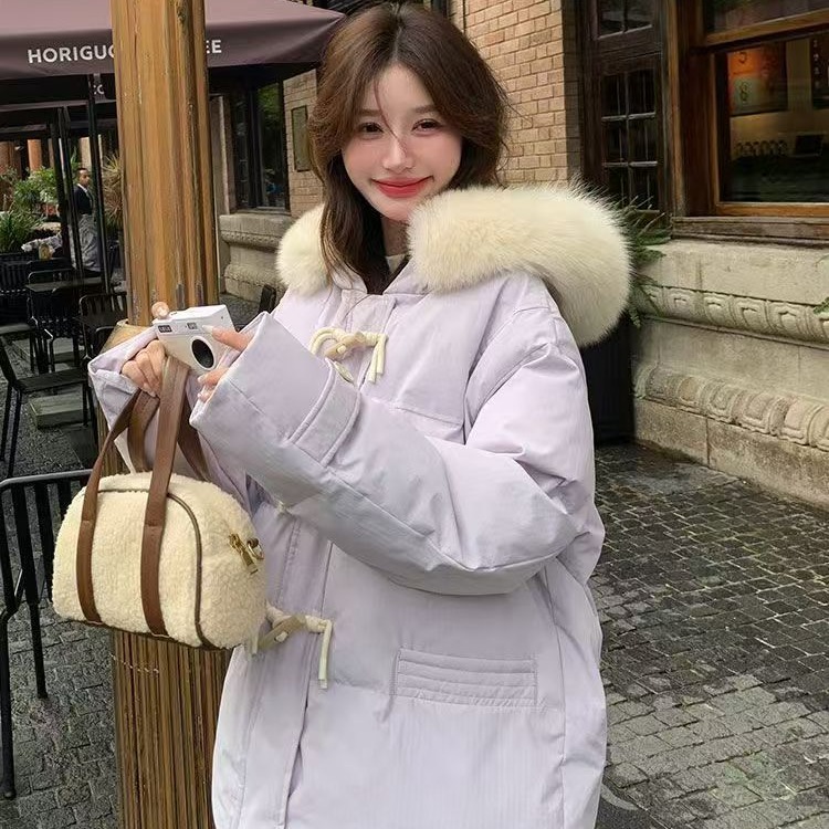 Down bread clothing winter cotton coat for women