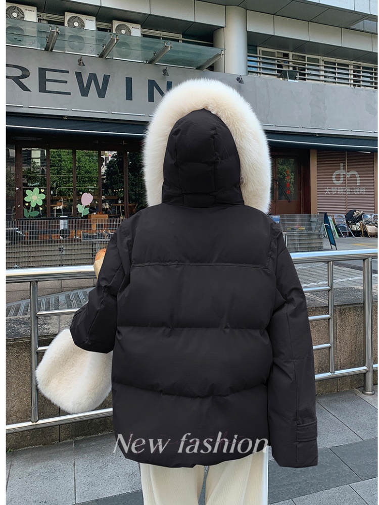 Down bread clothing winter cotton coat for women
