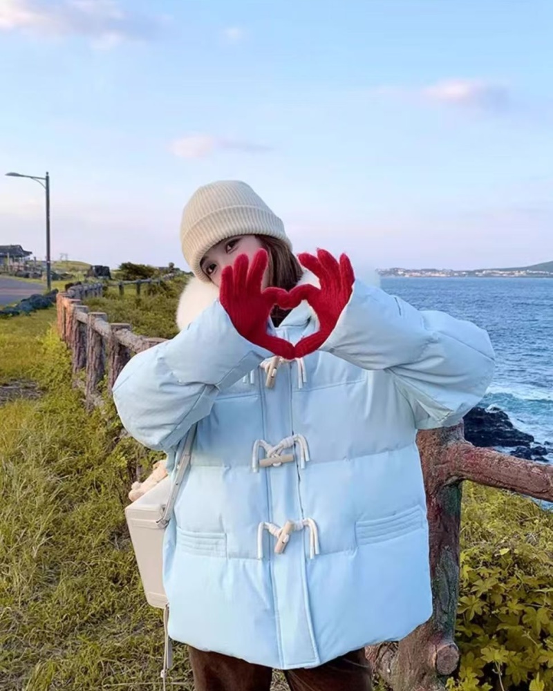 Down bread clothing winter cotton coat for women