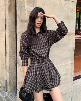 Pinched waist niche shirt spicegirl slim T-back for women