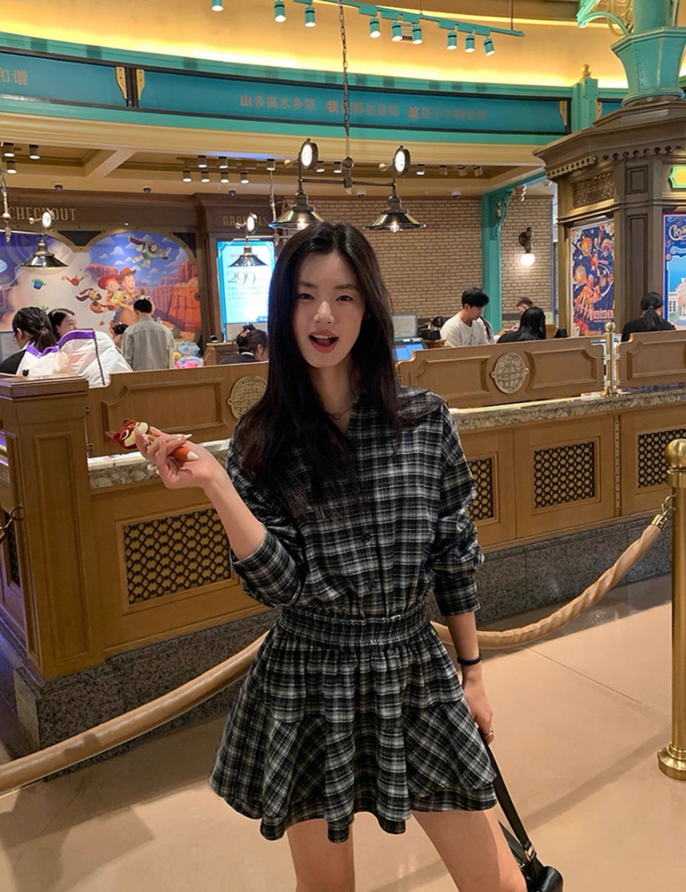 Pinched waist niche shirt spicegirl slim T-back for women