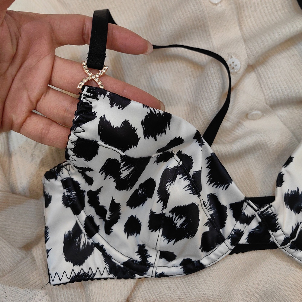 France style big chest Bra thin sexy Lingerie a set for women