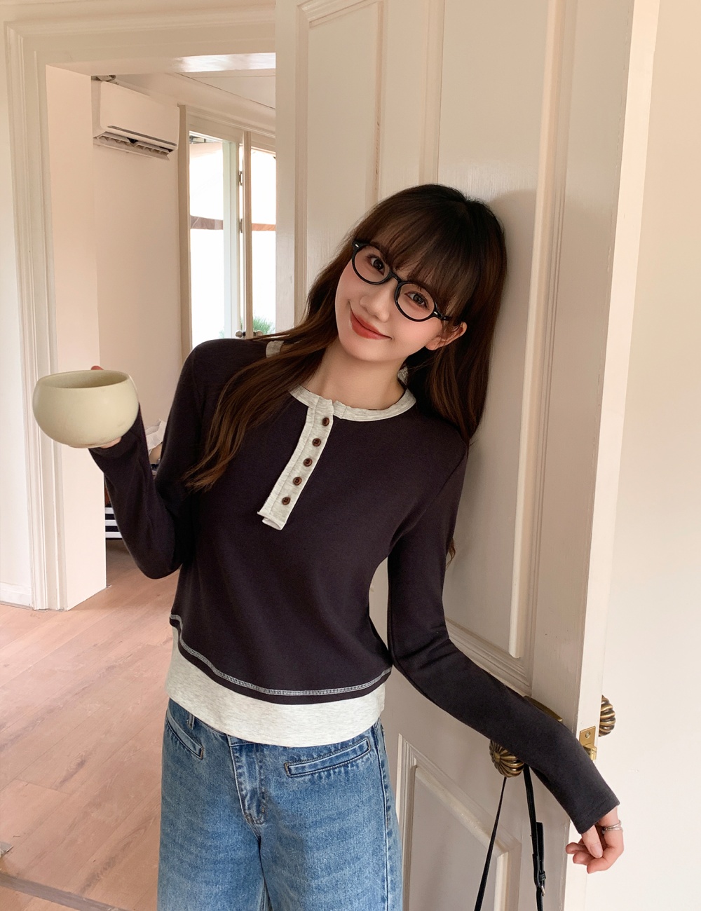 Autumn and winter T-shirt bottoming shirt for women