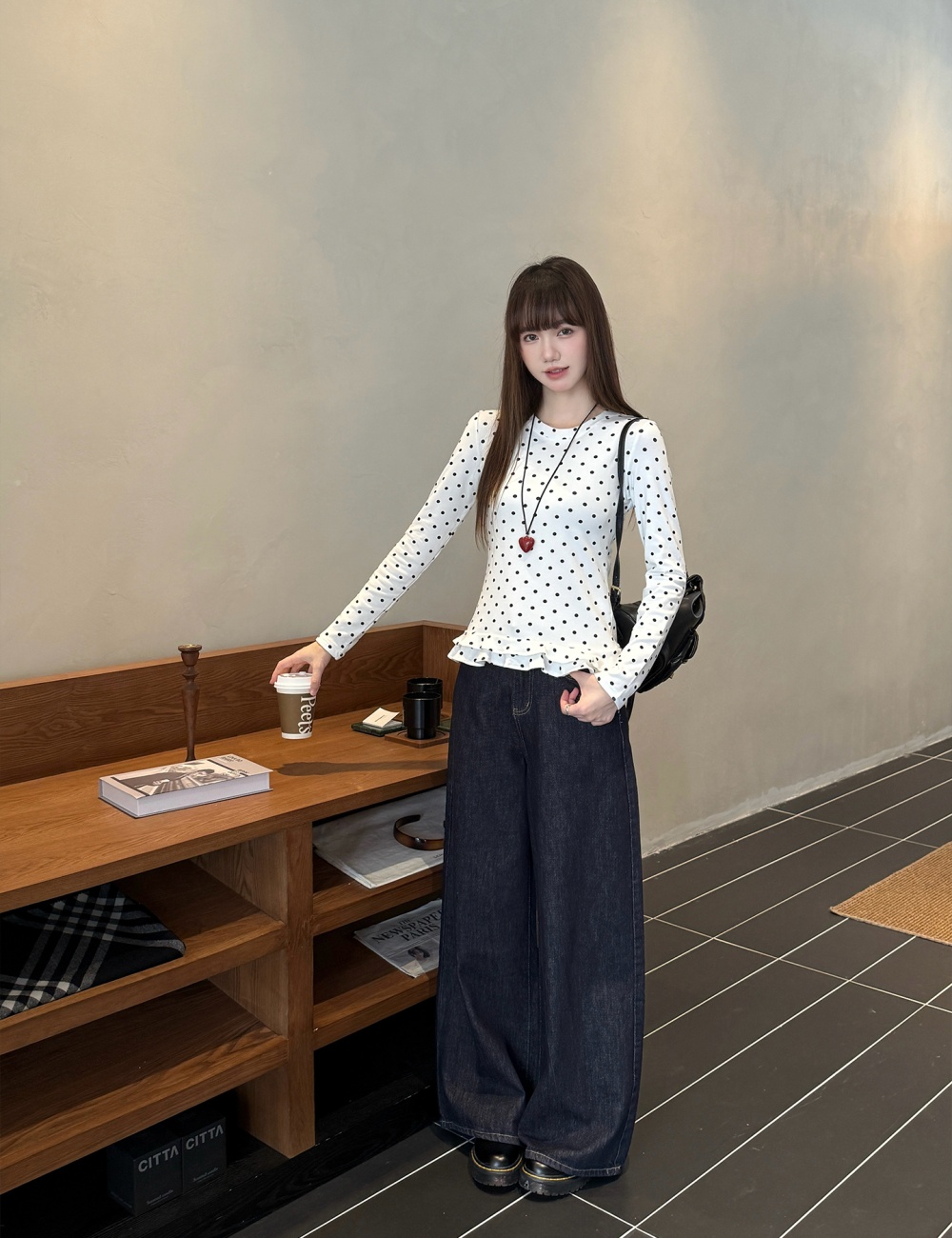 Plus velvet T-shirt sueding bottoming shirt for women