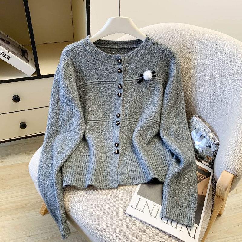 France style red cardigan chanelstyle spring sweater