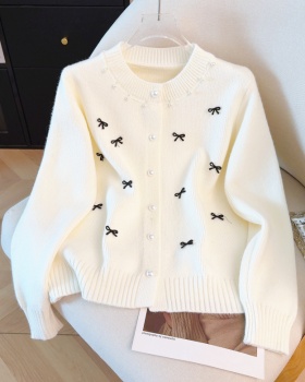 All-match Western style cardigan Korean style slim sweater