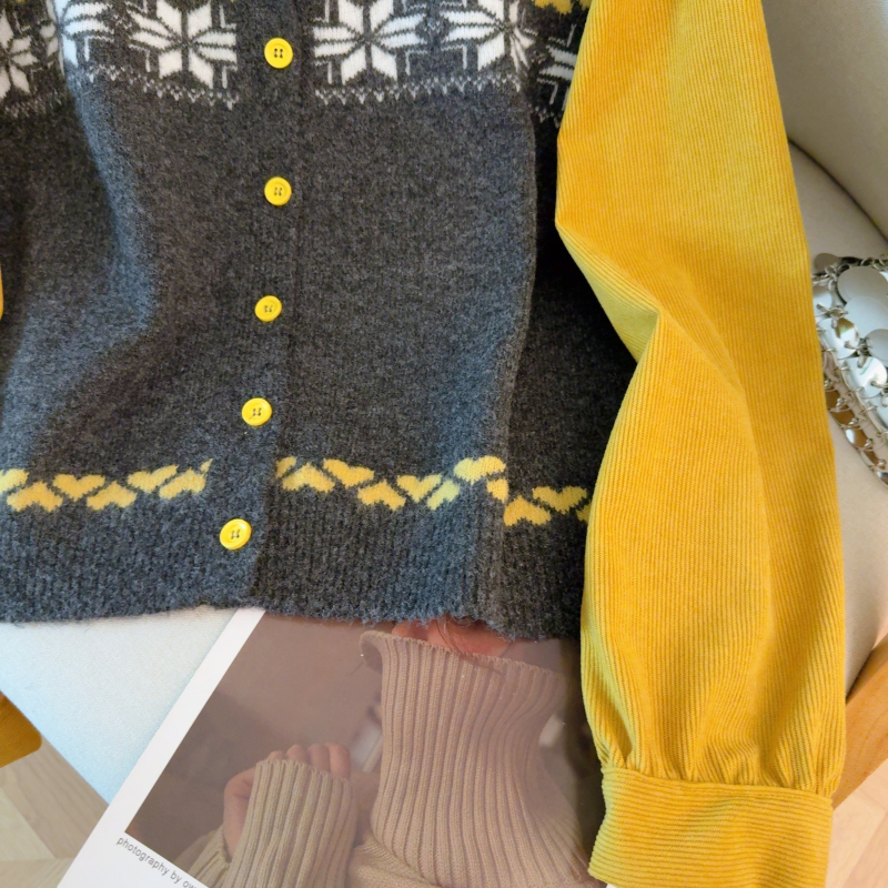 Niche spring tops long sleeve sweater for women