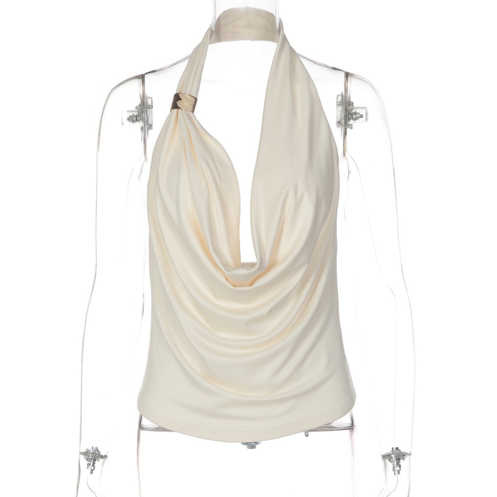 Fashion halter autumn and winter sexy pure vest