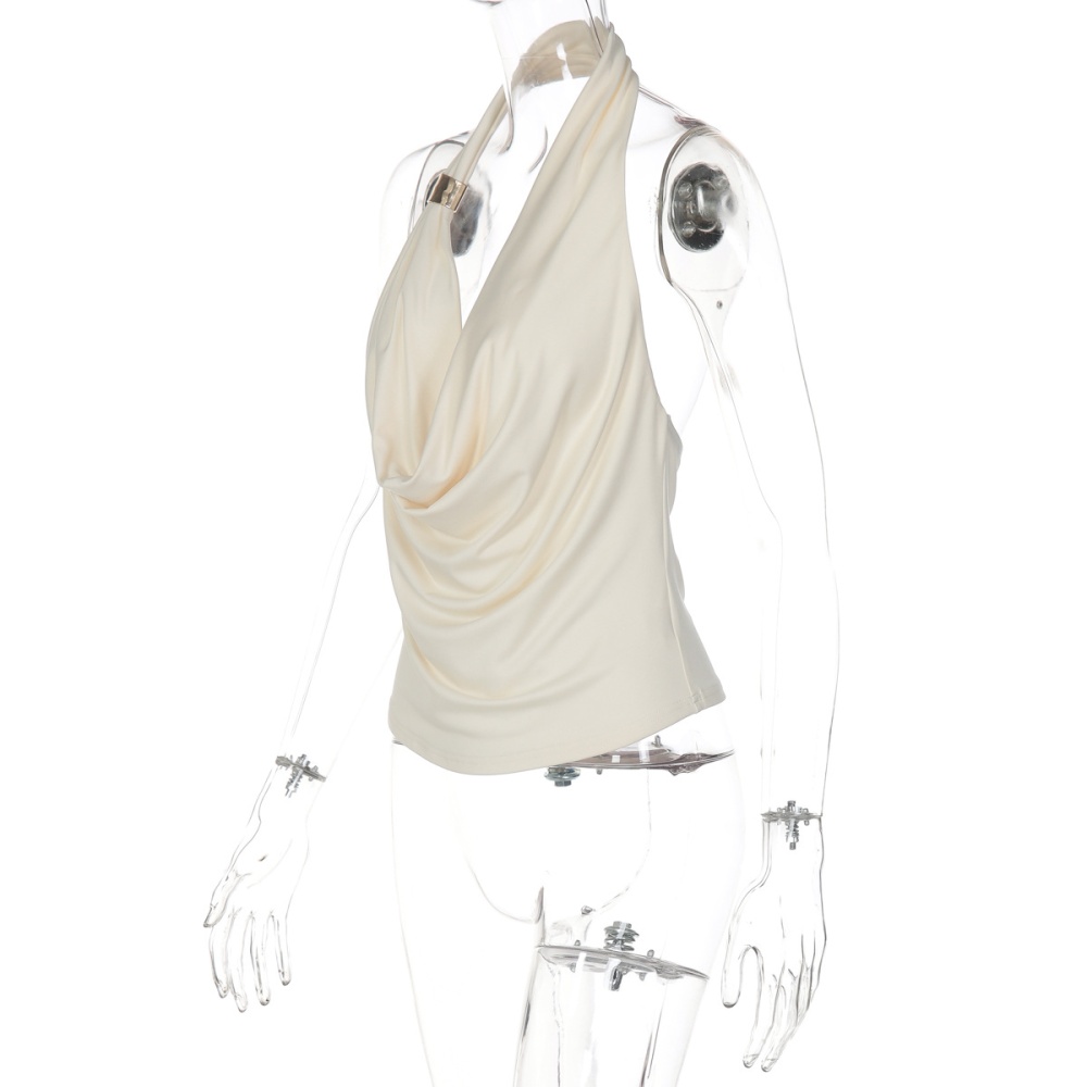 Fashion halter autumn and winter sexy pure vest