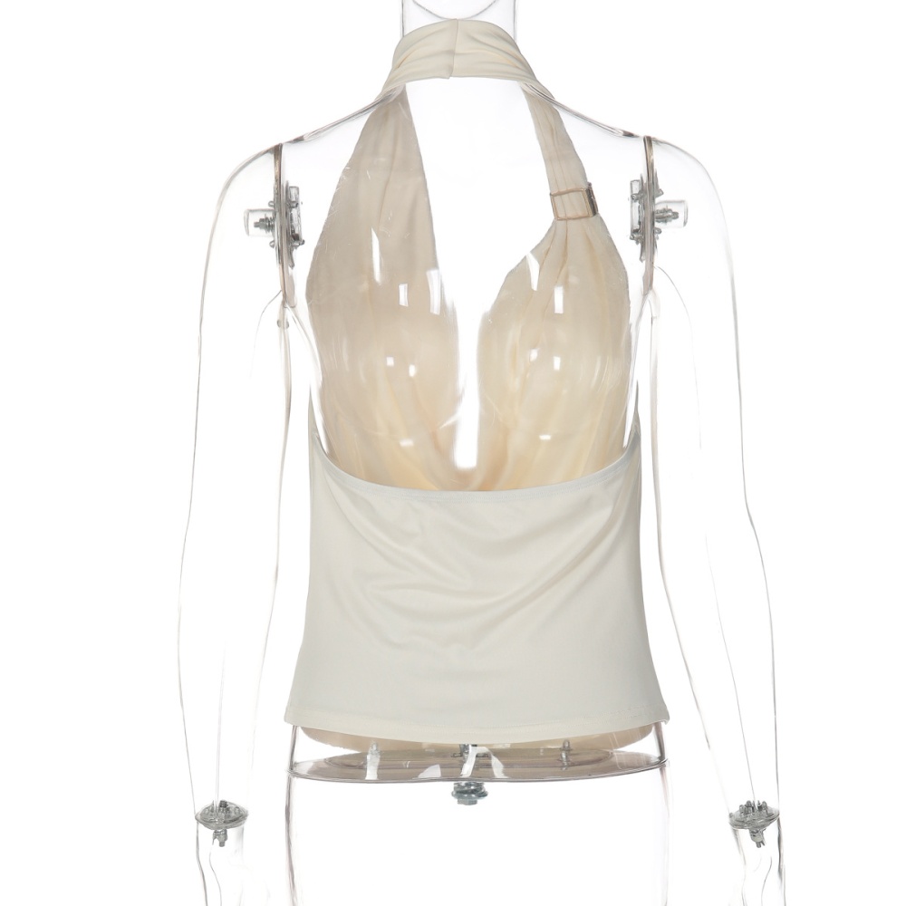Fashion halter autumn and winter sexy pure vest