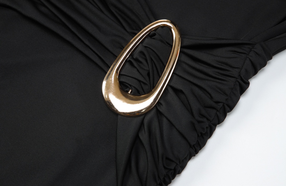 European style fashion halter high waist sexy dress