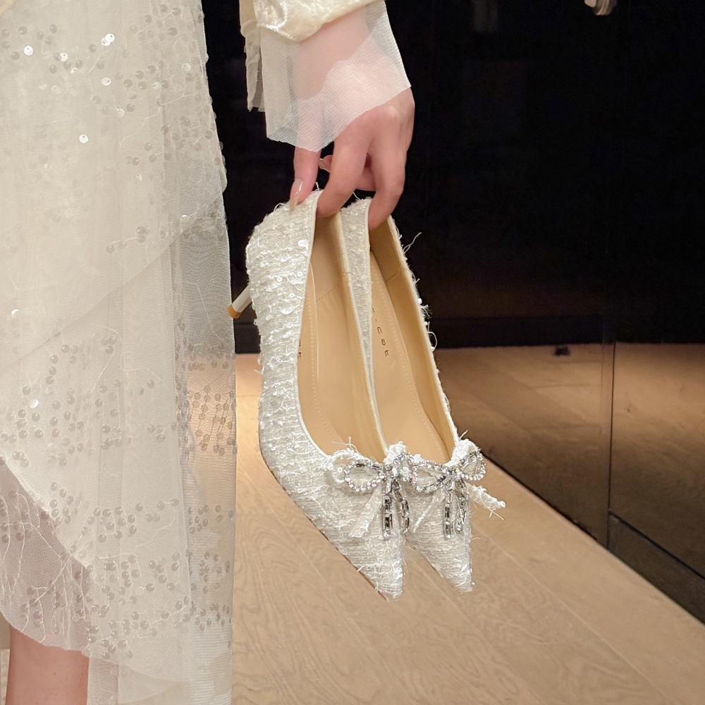 France style wedding shoes high-heeled shoes for women