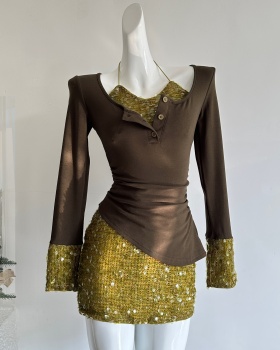 Spicegirl winter package hip enticement dress