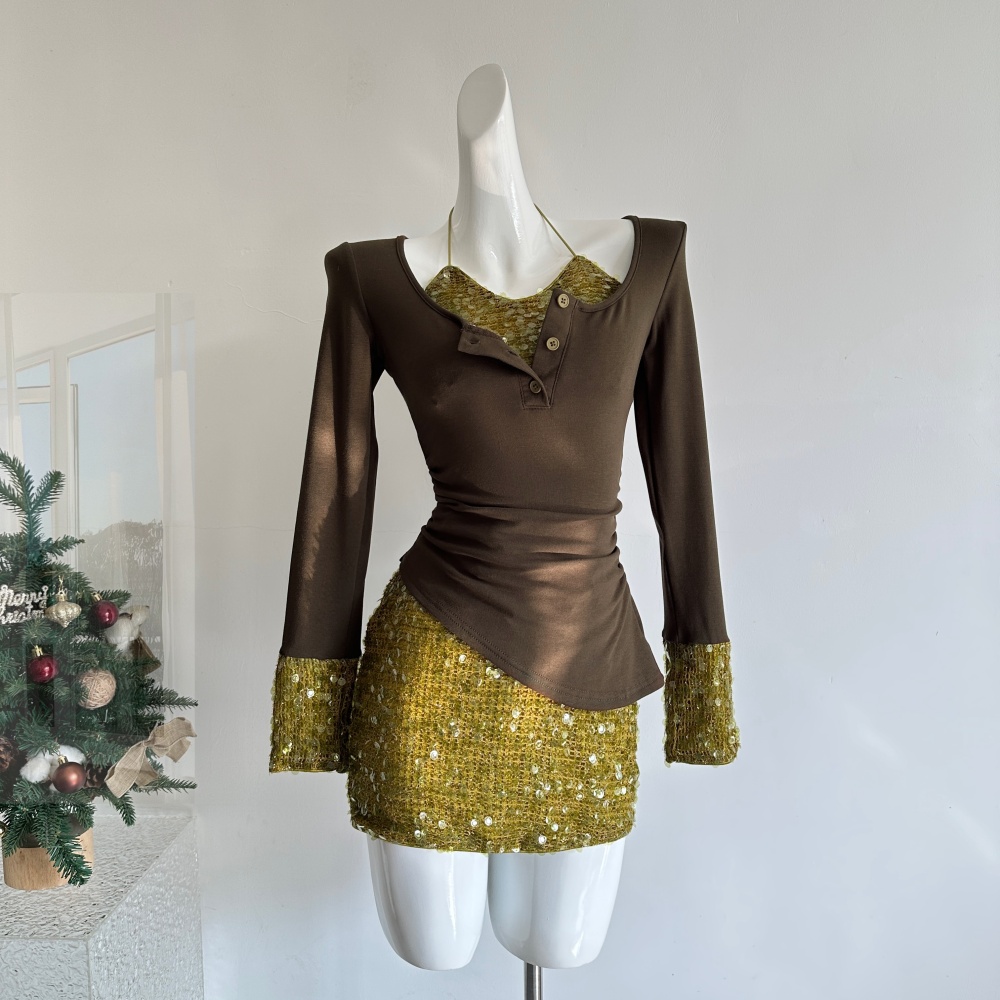 Spicegirl winter package hip enticement dress