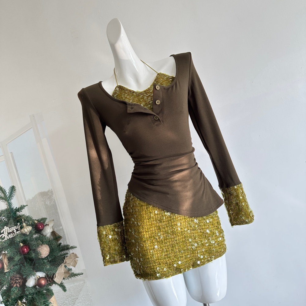 Spicegirl winter package hip enticement dress