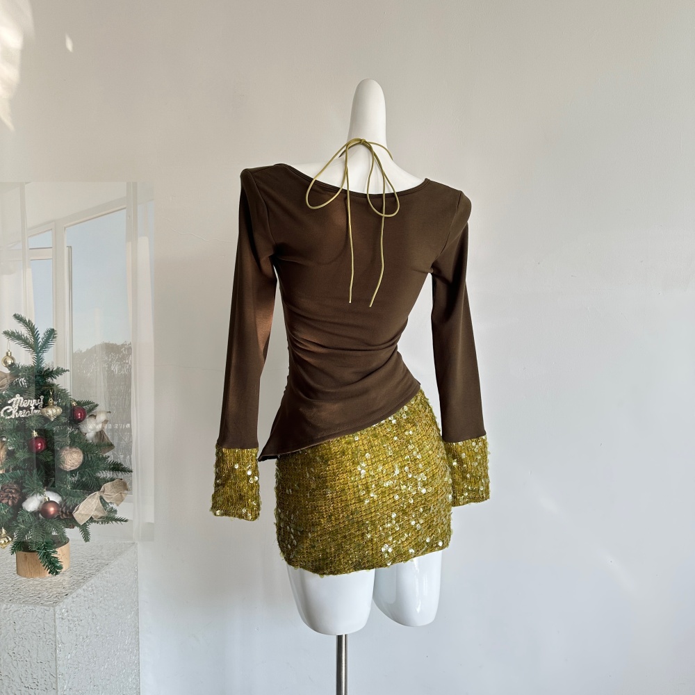 Spicegirl winter package hip enticement dress