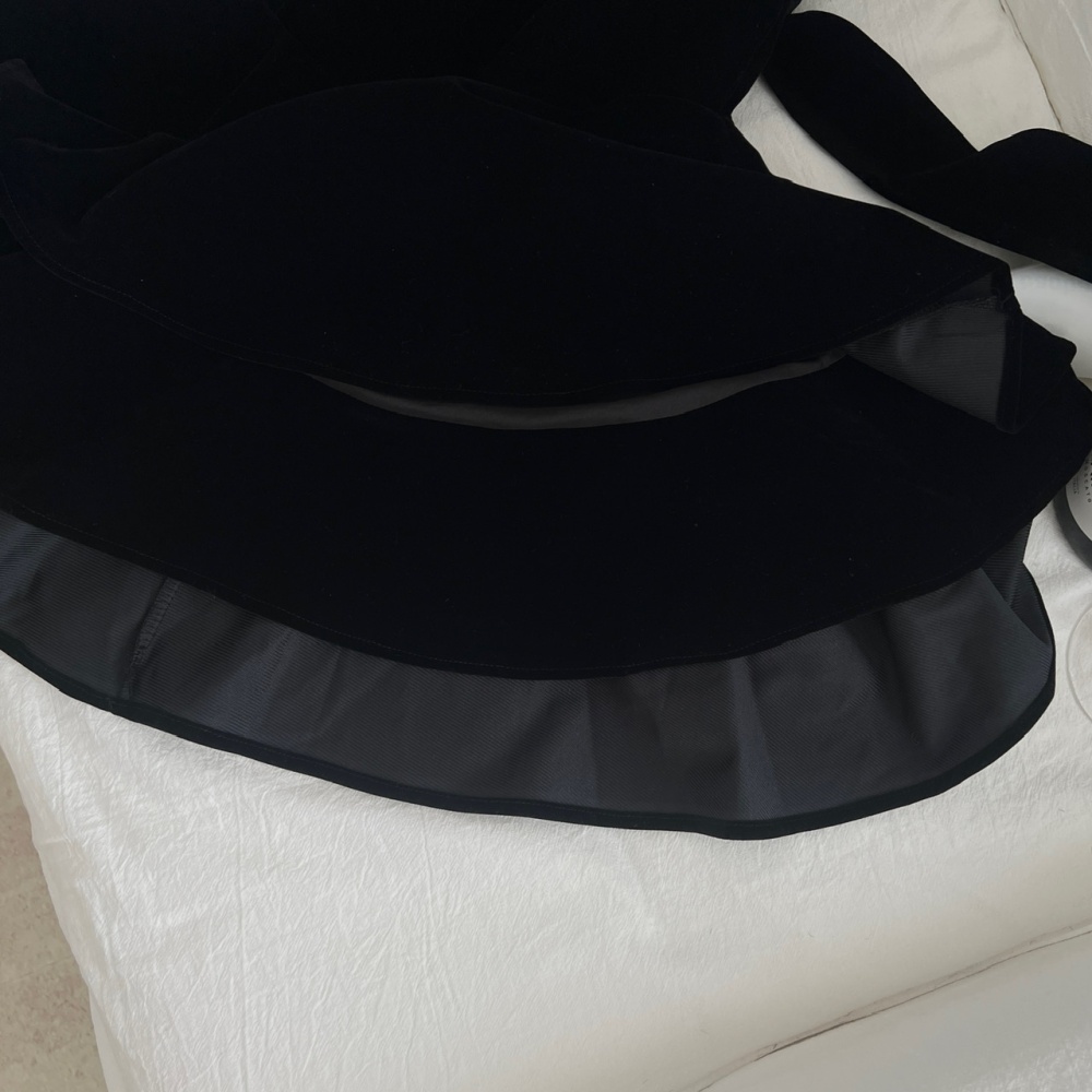 Halter pearl velvet dazzle dress