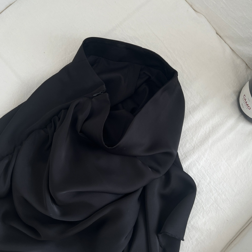 Black slim sling spicegirl skirt a set for women