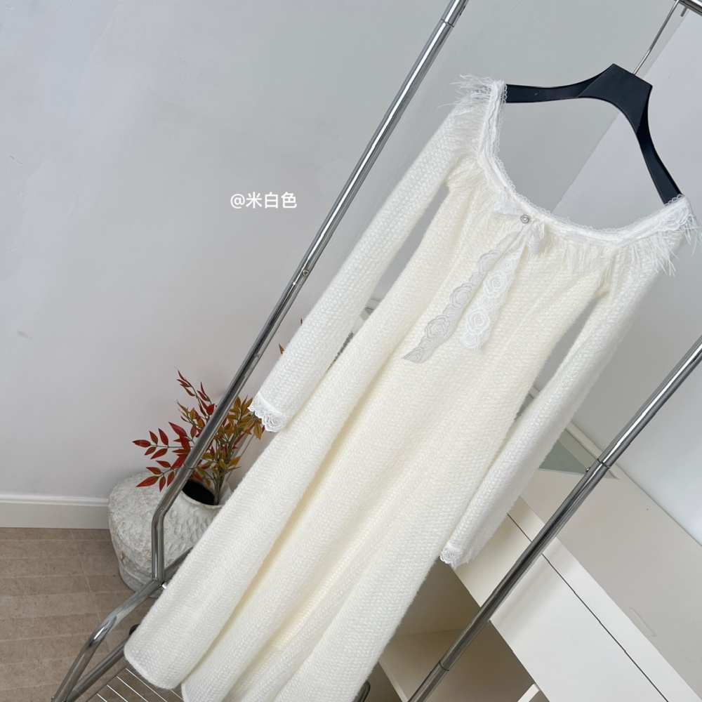 A-line lace sweet enticement slim long dress