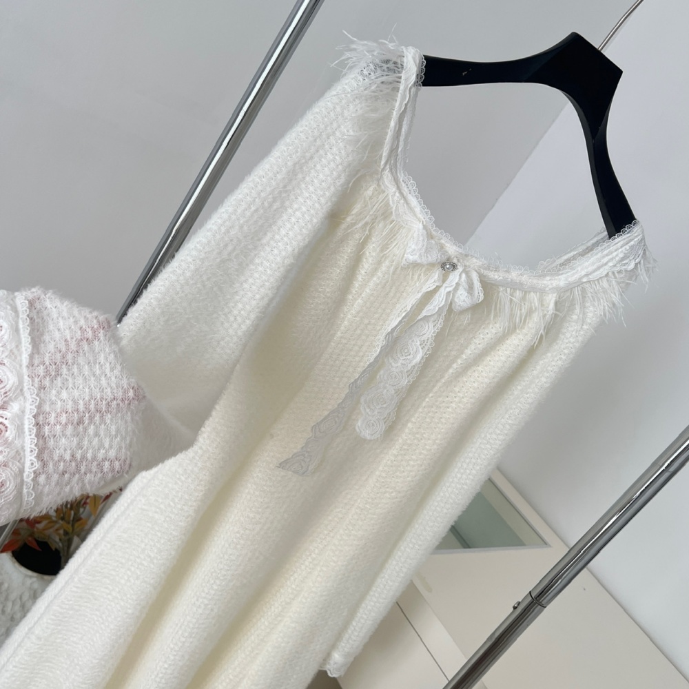 A-line lace sweet enticement slim long dress