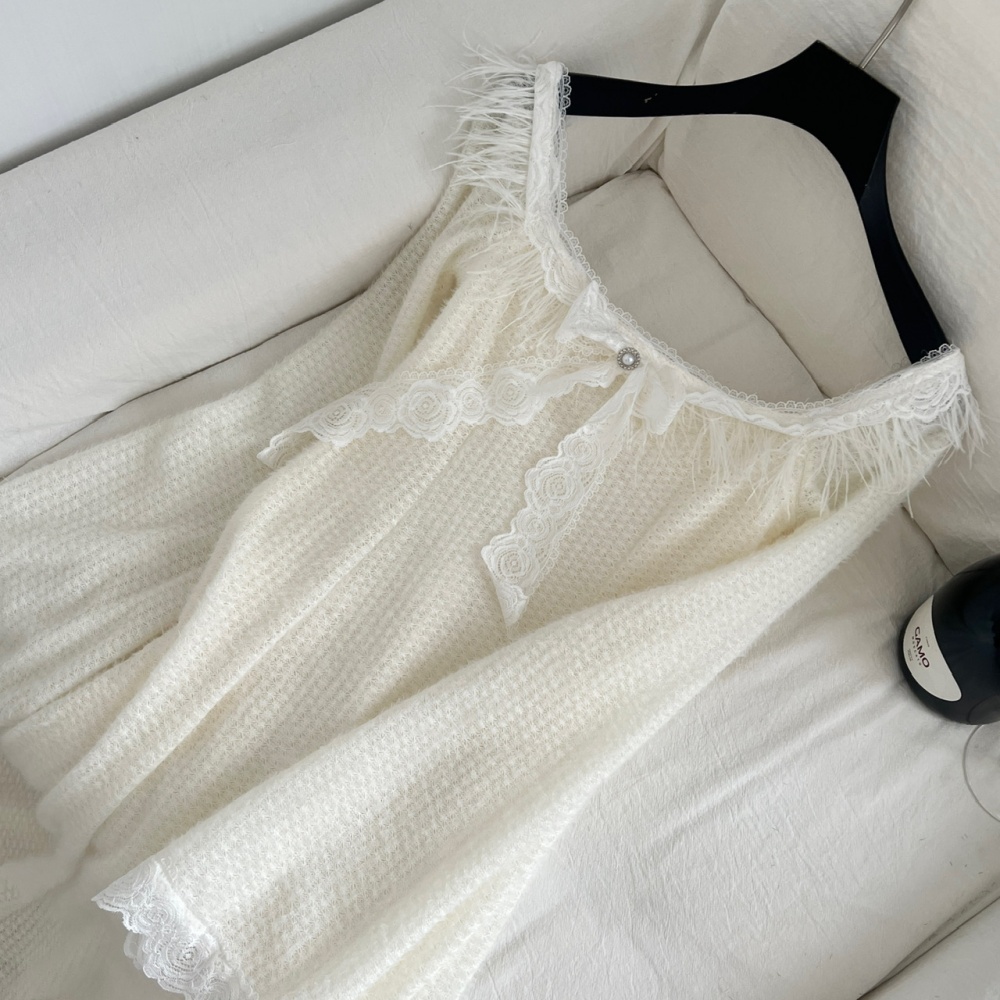 A-line lace sweet enticement slim long dress