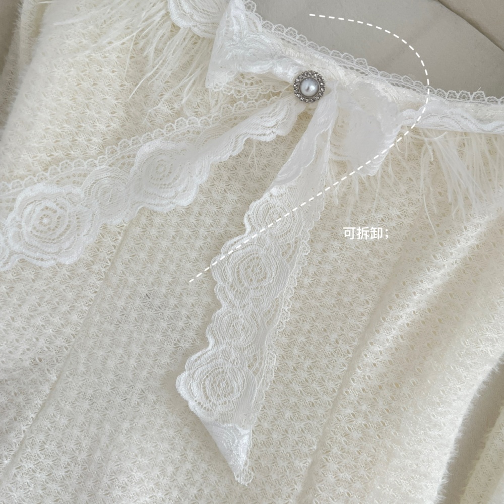 A-line lace sweet enticement slim long dress