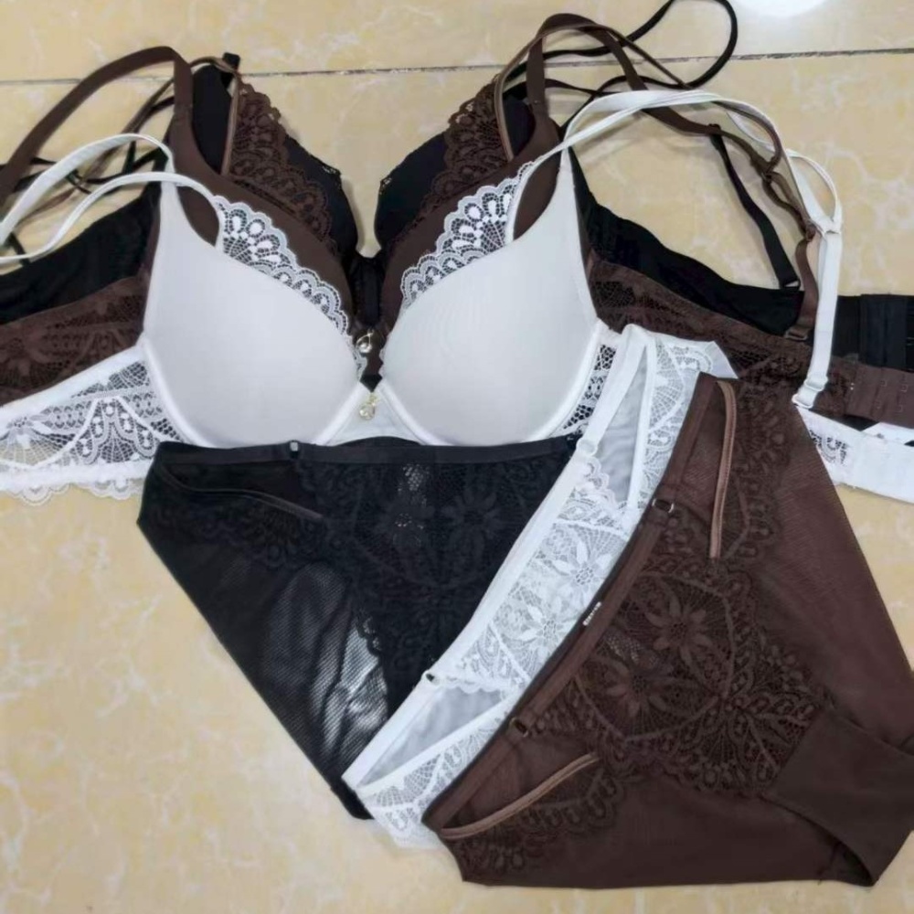 European style sexy underwear France style lace Bra a set