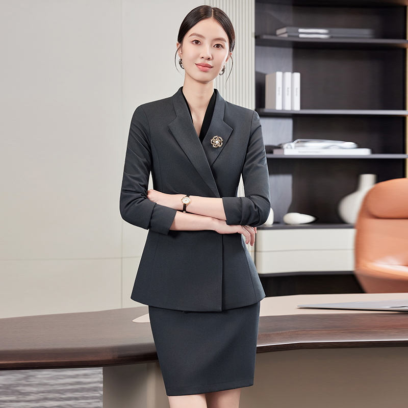Profession coat slim short skirt a set for women