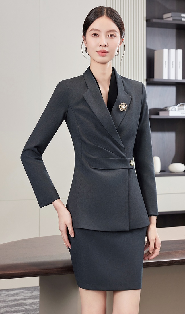 Profession coat slim short skirt a set for women