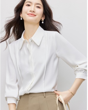 Temperament shirt all-match chiffon shirt for women