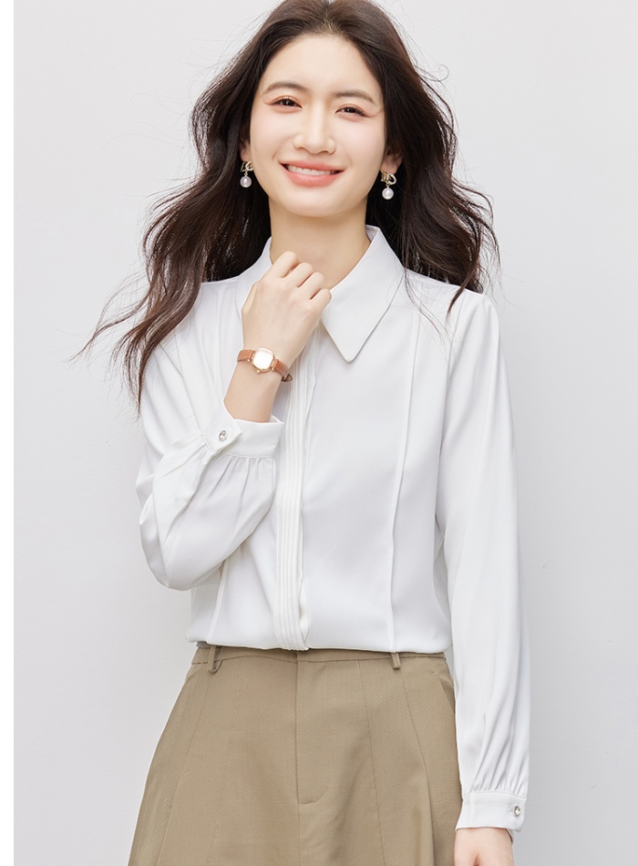 Temperament shirt all-match chiffon shirt for women