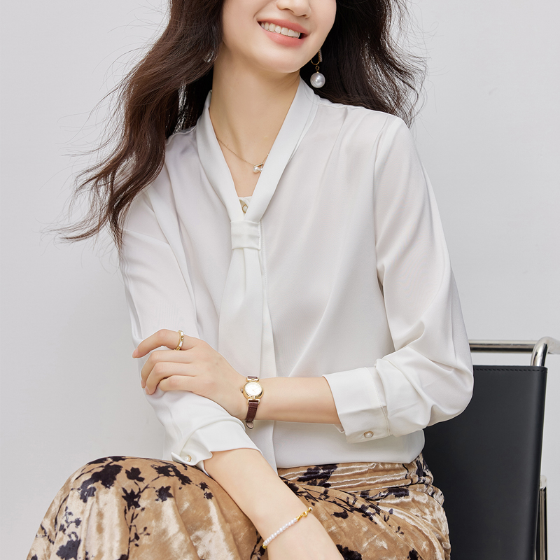 Niche fashion shirt long sleeve profession tops for women